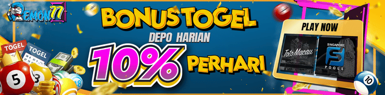 BONUS DEPOSIT TOGEL 10%