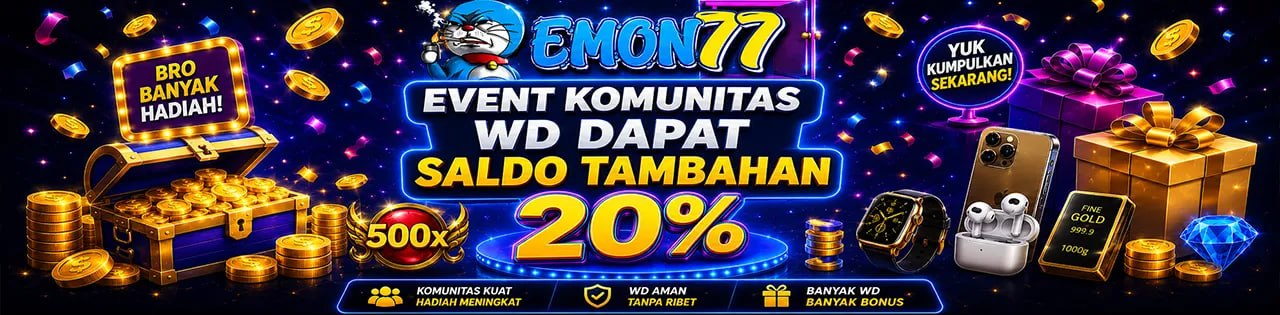 EVENT KOMUNITAS WD DAPAT SALDO TAMBAHAN 20%